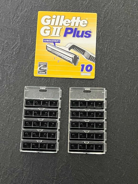 Ostrza Gillette GII Plus 10 sztuk