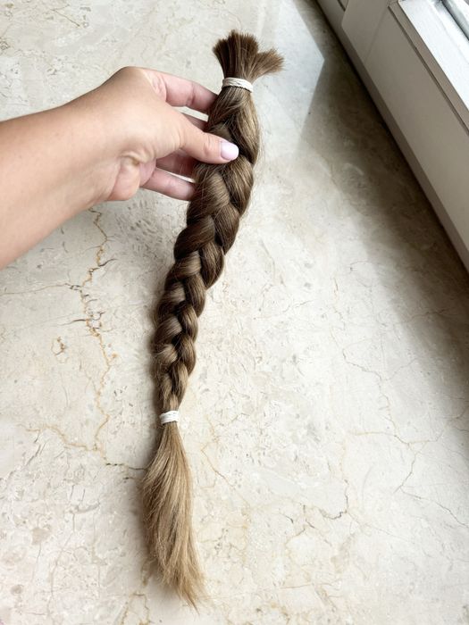 Wlosy dziewicze blond 40 cm 65 gram