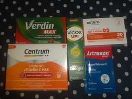 zestaw Verdin MAX Vigor up! Centrum immuno VITAMIN C MAX artresan efek