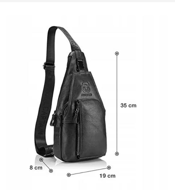 Męska skórzana torba na ramie BULLCAPTAIN
