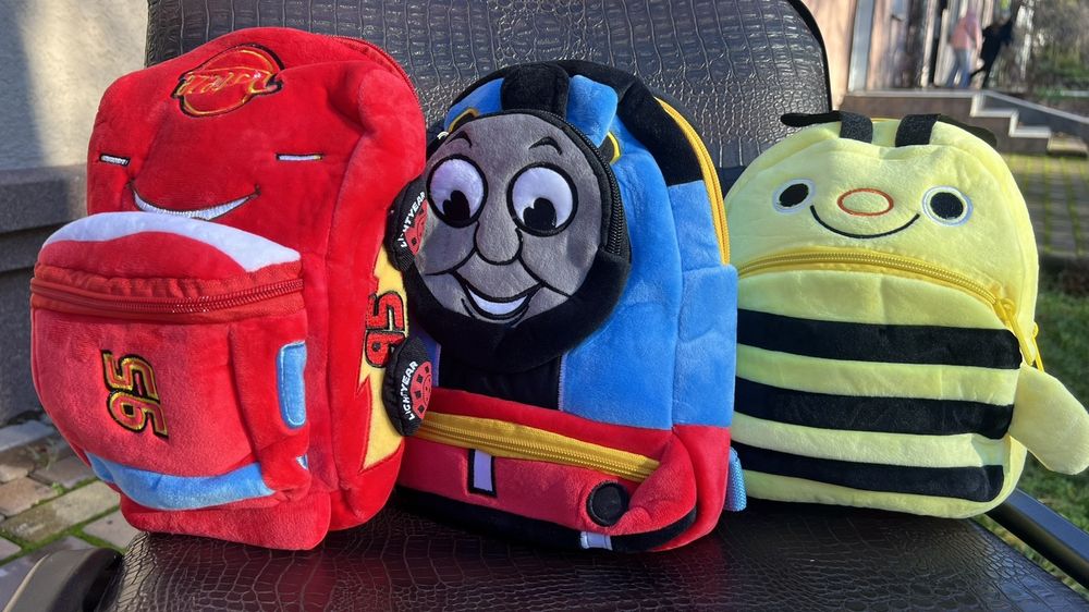 Київ Дитячі плюшеві рюкзачки для діток ( пеппа щенячий патруль Пікачу