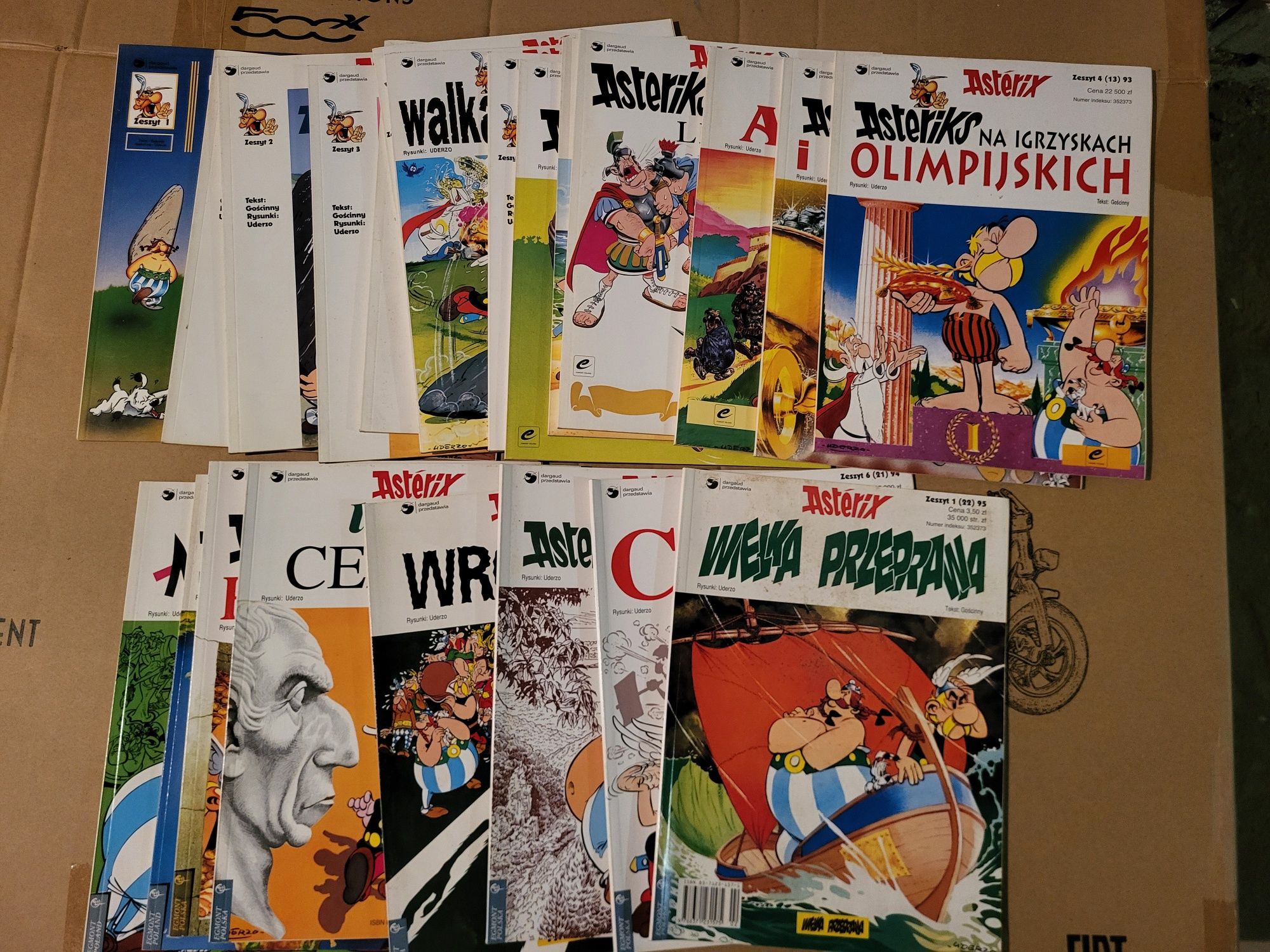 22 numery komiks Asterix i Obelix lata 1992-95 plus 3 gratis