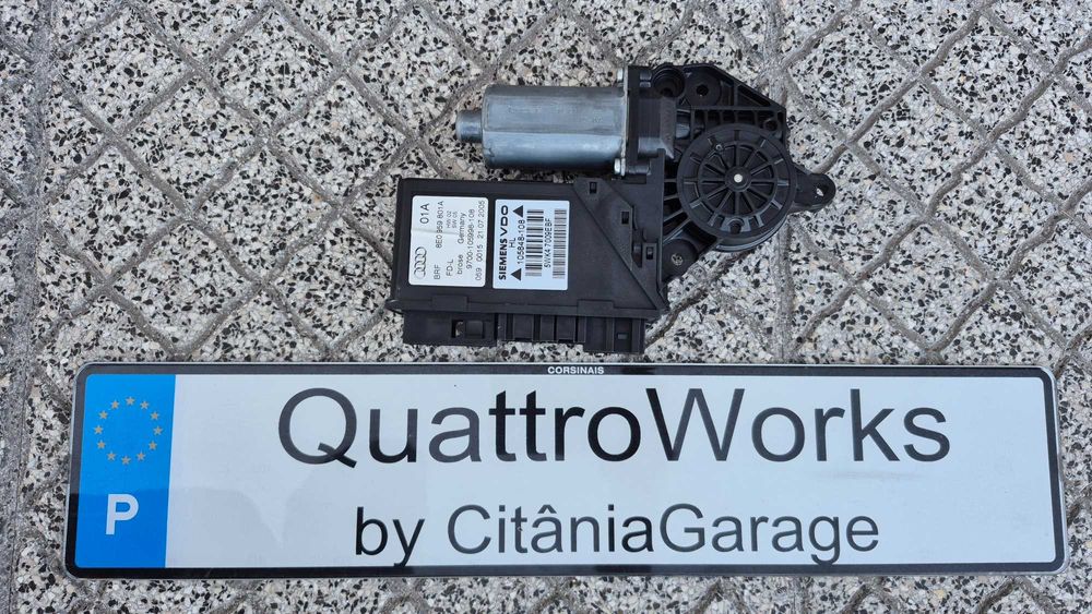 AUDI A4 B6/B7-Seat EXEO-Motor Elevador Vidros Traseiro Esq 8E0959,801A