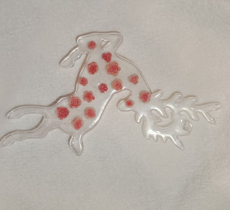 Świąteczne renifery z żywicy