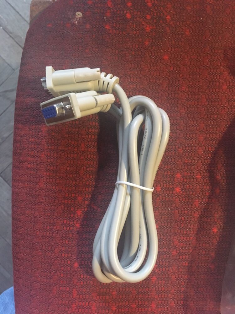 Удлинитель кабель COM порта 1,5м DB9