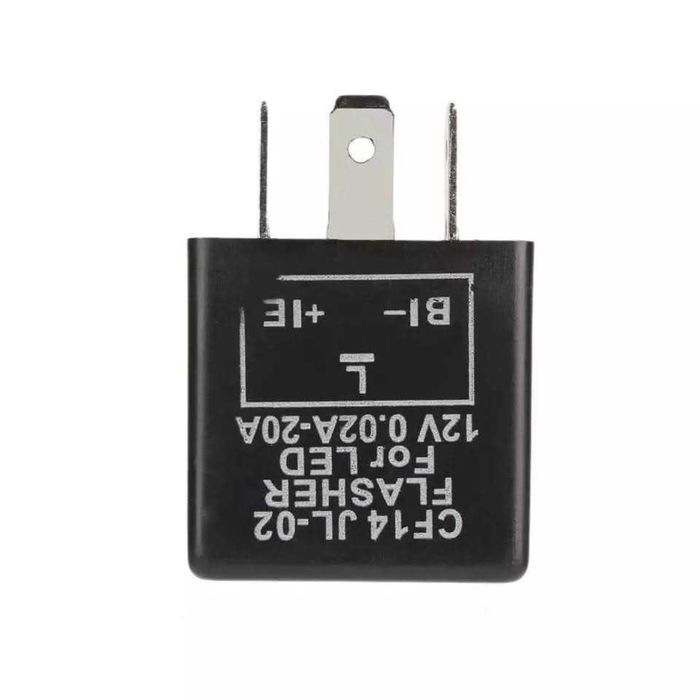 Relé de piscas 3 pinos 12V universal - LED e lâmpadas convencionais