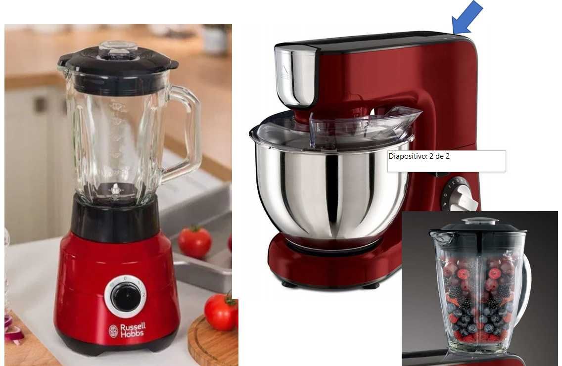 Copo liquidificador de vidro para robô de Cozinha Russell Hobbs