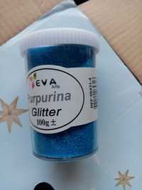 Glitter azul 100g