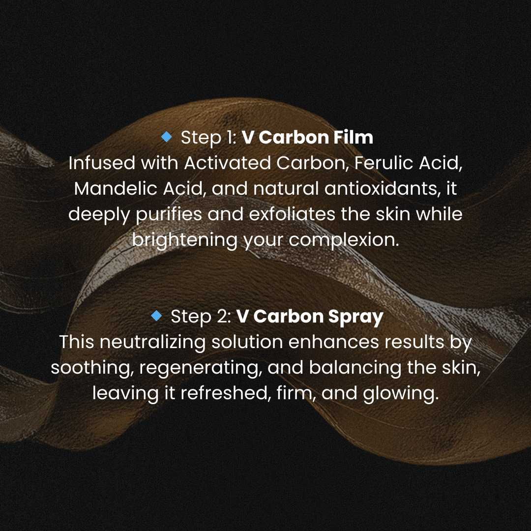 Peeling Químico Carvão - V CARBON - 30 Aplicações