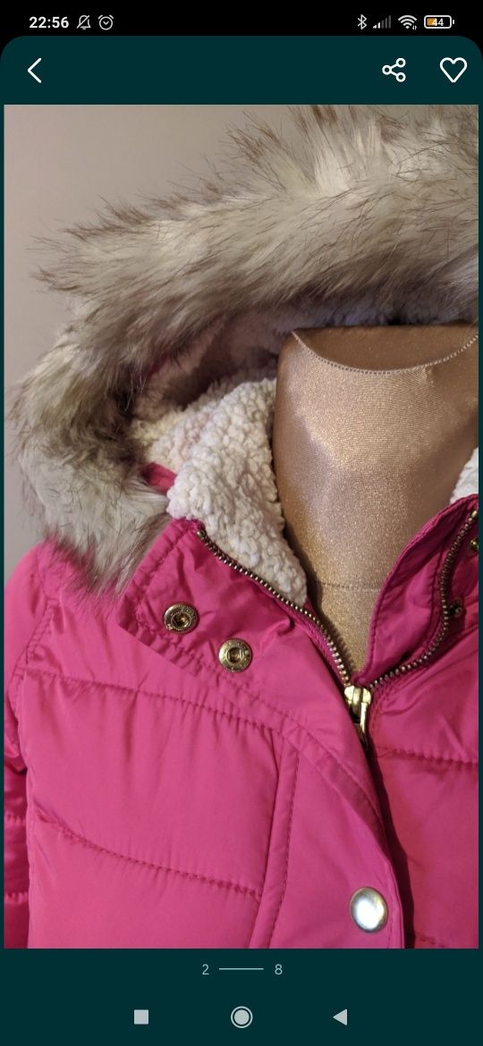 Nowa kurtka zimowa Old Navy 10-12 lat 146/152 ocieplana pikowana