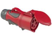 PCE 2153-6 Gniazdo siłowe 16A/400V 5P GRIP kablowe IP44 czerwone