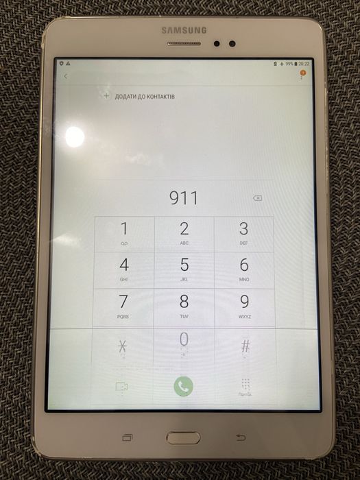 Samsung Tab A LTE SM-T355 16gb White смартфон з великим екраном