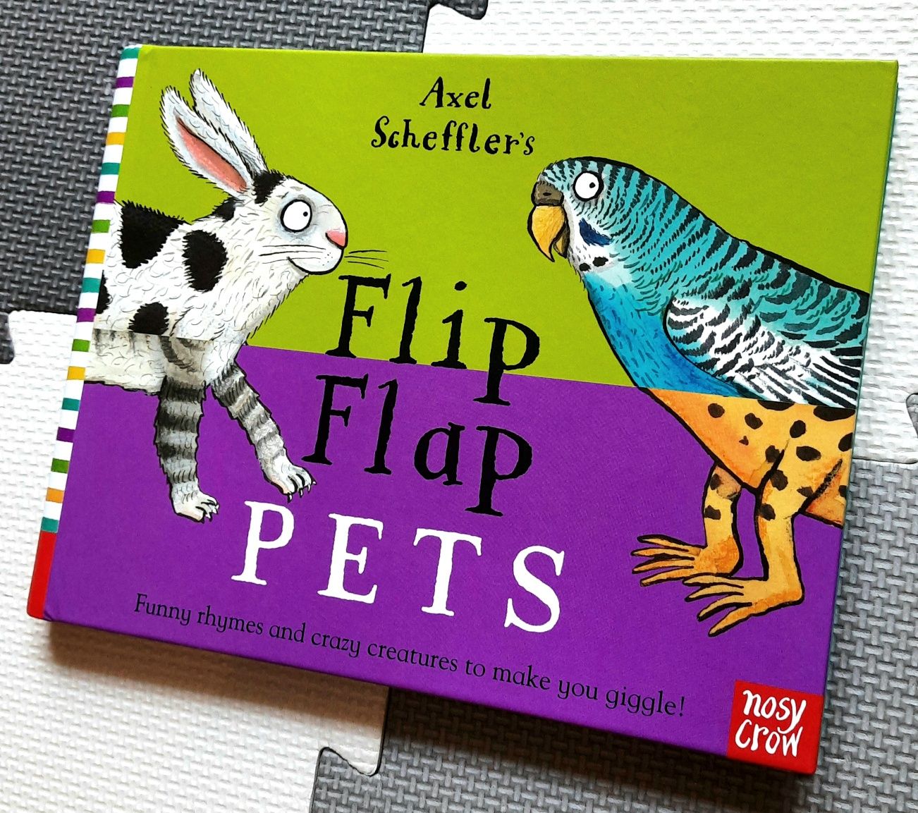 Axel Scheffler's Flip Flap Pets kreatywna zabawa po angielsku