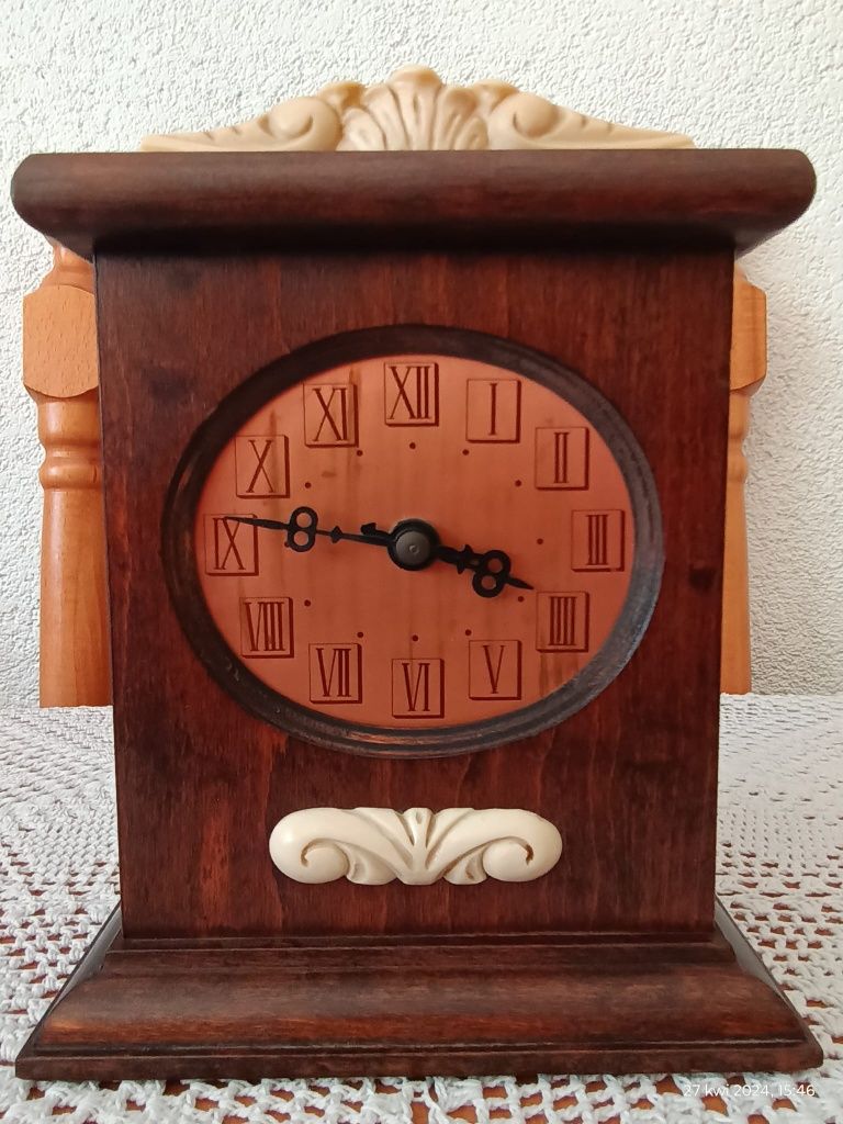 Zegar drewniany z lat 70 produkcji niemieckiej