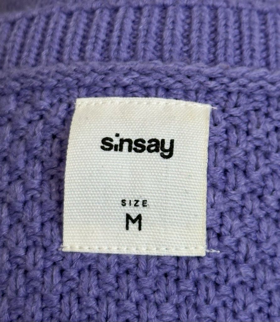 Sinsay sweter sweterek damski M fioletowy