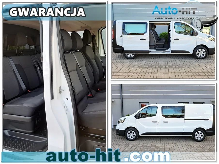 Renault Trafic  L2H1 Długi DOKA 6 osobowy 2.0DCI 150KM Klima 2x Boczne Drzwi 2022r