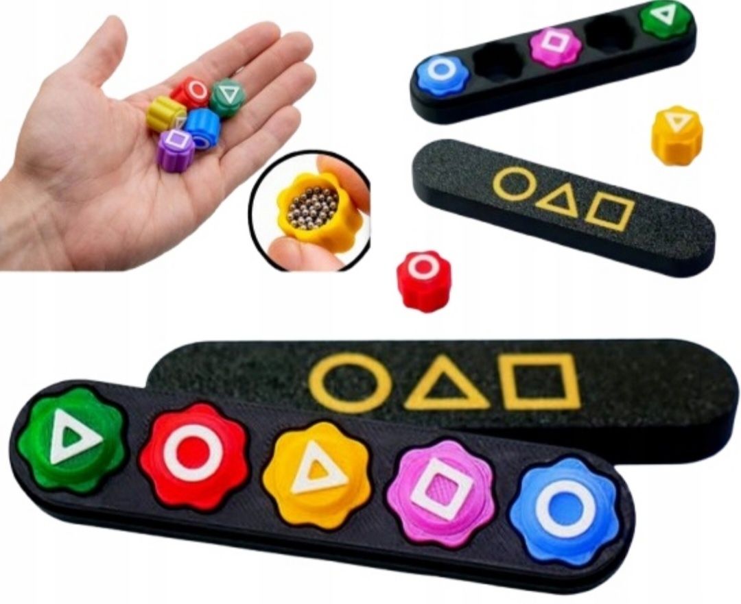 Kości DO Koreańskiej GRY Gonggi SQUID GAME Box CIĘŻKIE kości