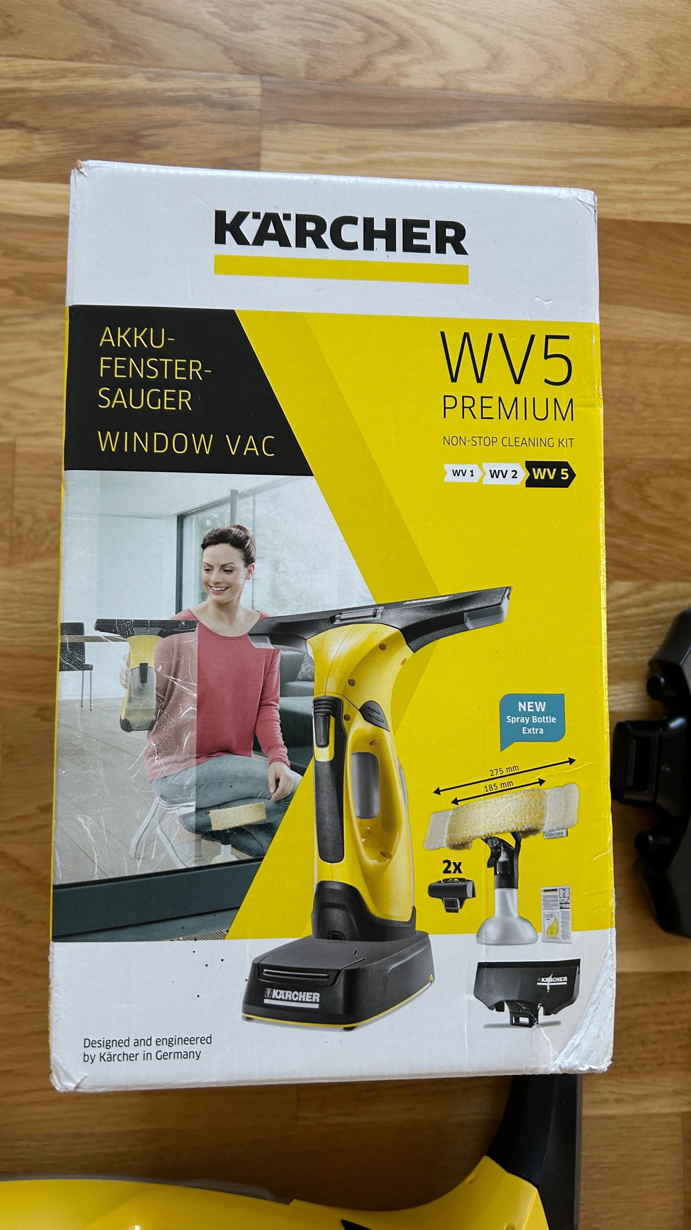 Karcher WV5 Premium do mycia okien 2 baterie najwyzszy zestaw jak nowy