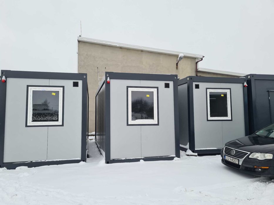 Kontener Biurowy Socjalny PRODUCENT Magazynowy Budowlany Letniskowy WC