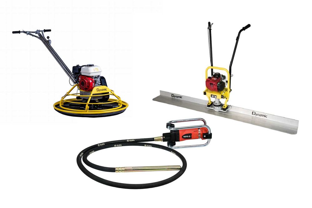 Listwa wibracyjna, zacieraczka do betonu, wibrator do betonu WYNAJEM