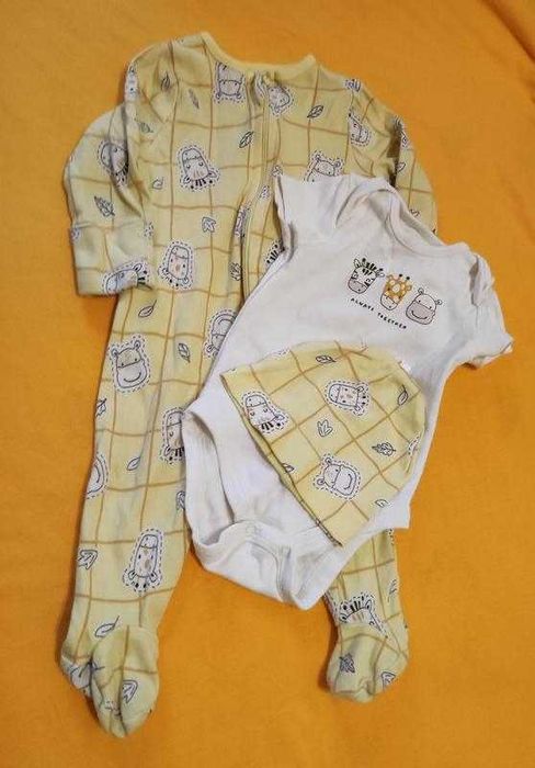 Набір дитячого одягу для немовляти (бавовна), 0-3 міс.