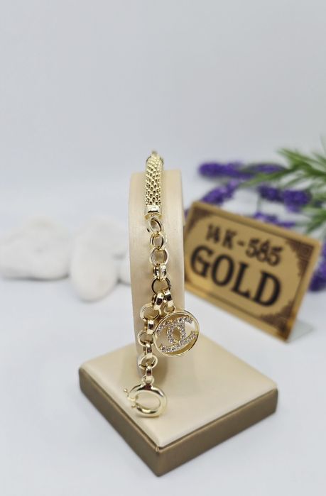 Złota bransoletka próba 585 14k