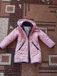 Куртка зимняя для девочки на 7-8 лет