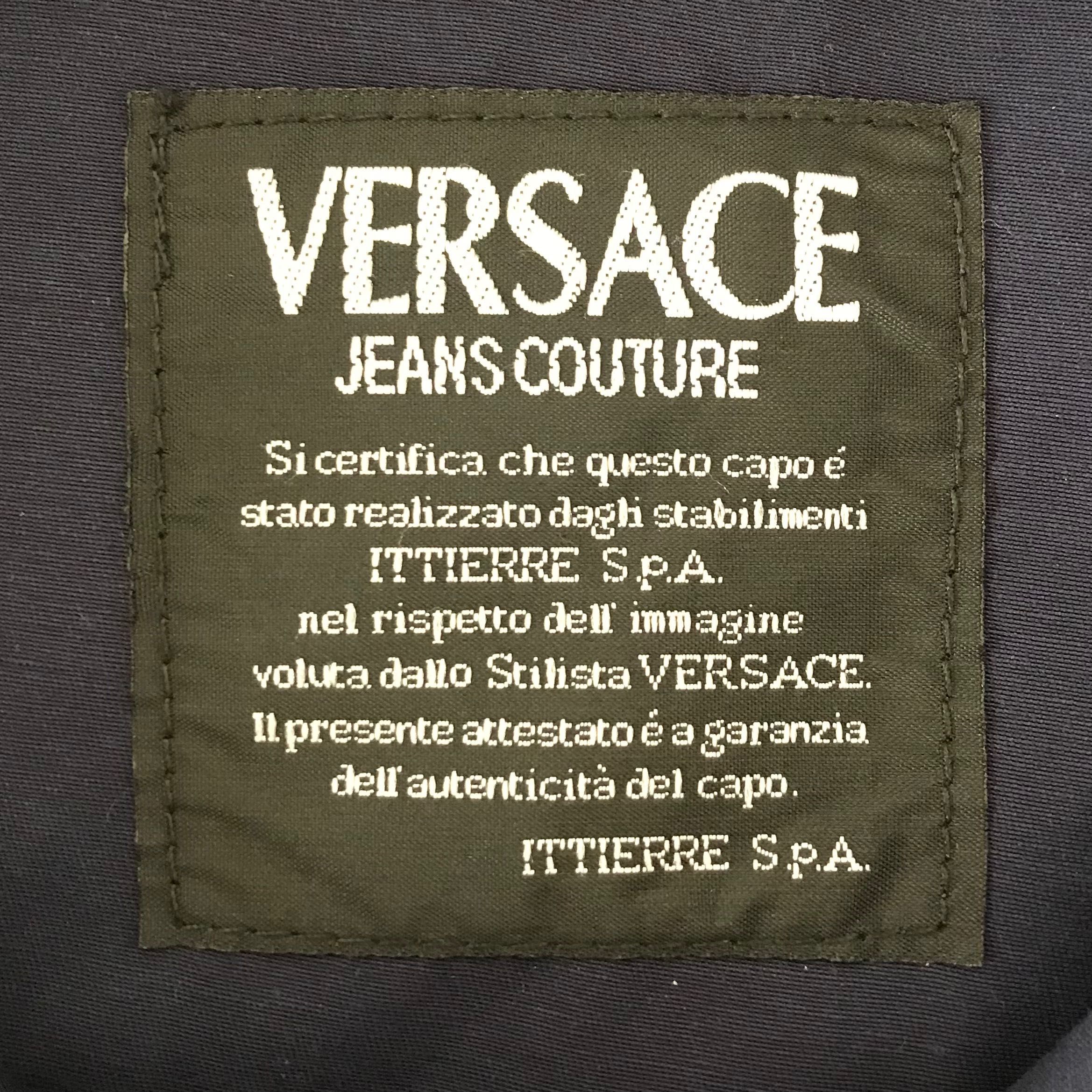 Jeans Versace Couture Azul Escuro