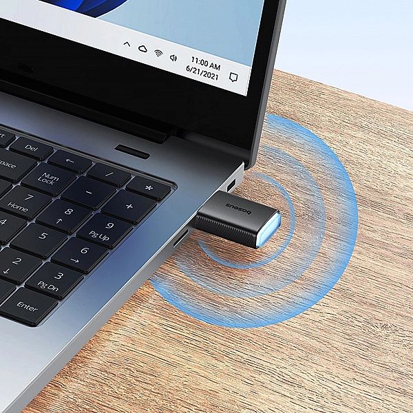 Karta sieciowa USB Baseus BS-OH170, 650Mb/s 5GHz - czarna