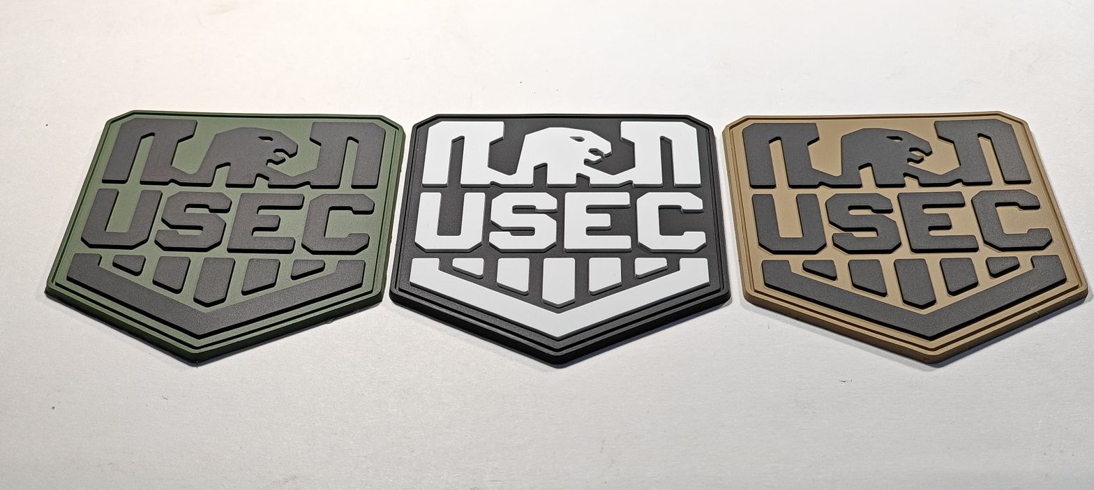 шеврон із гуми "Escape From Tarkov USEC та BEAR" на липучці, патч пвх