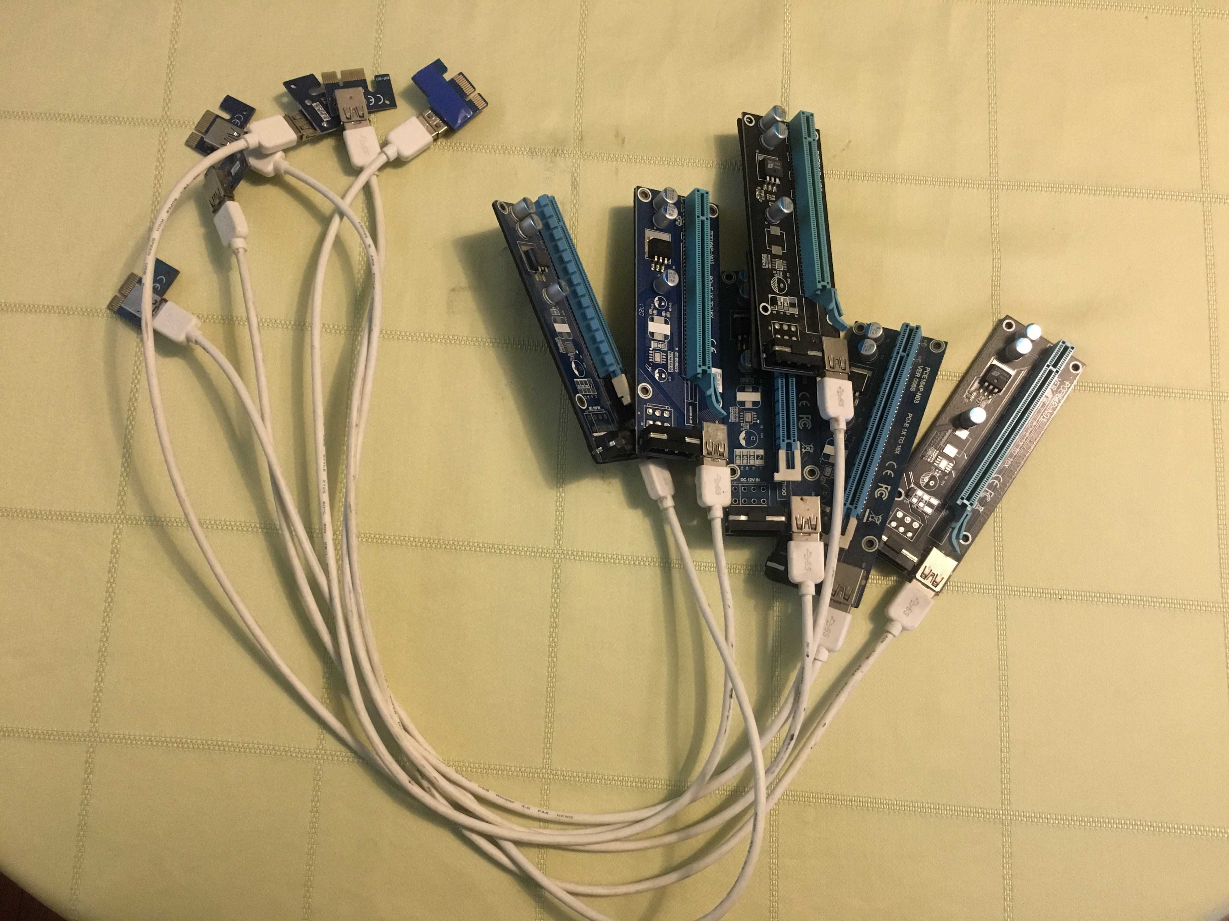 Райзер PCI-E x1 to 16x ver.006 (ціна за 6 штук)