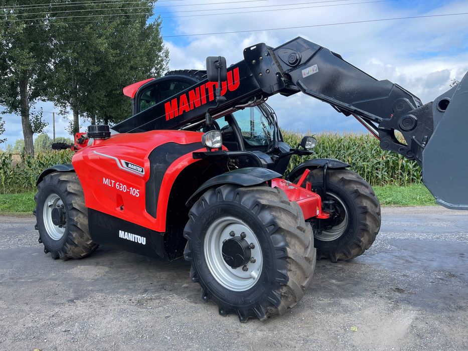 Ładowarka Manitou MLT 630-105_2019 ROK_Niska i wąska 2 m szeroka Klima