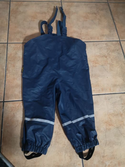 Gumowe spodnie przeciwdeszczowe, r. 80