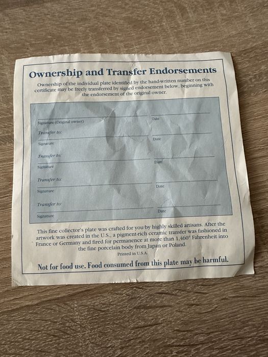 Колекційна тарілка