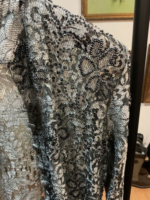 Casaco phase eight todo trabalhado peça top T.10