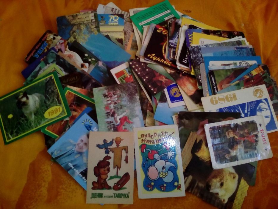 Продам открытки и календарики СССР