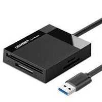 Адаптер Ugreen card reader usb 3.0 sd/micro sd/cf/ms black