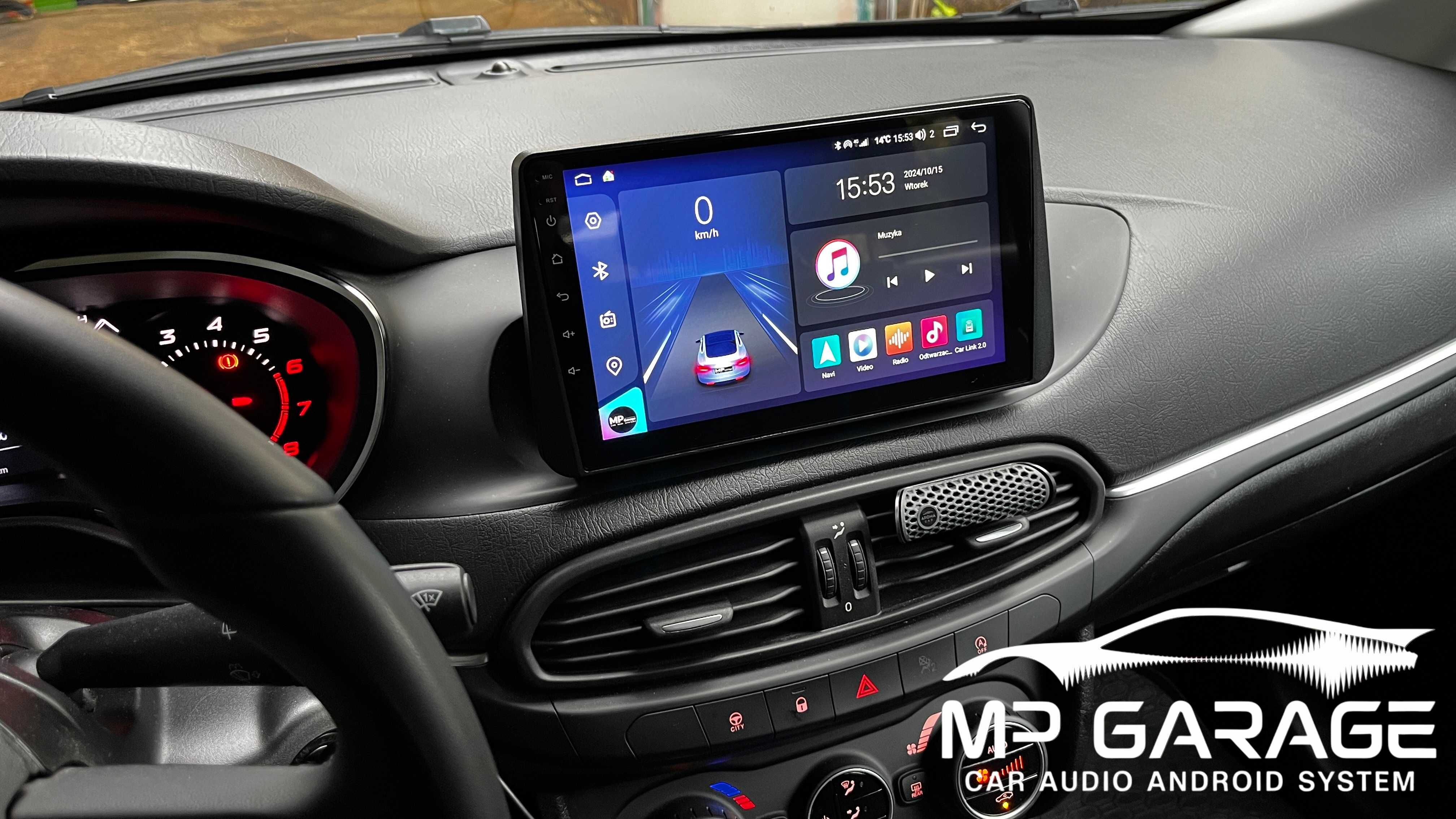 Radio Fiat Tipo 16-20 Android Apple CarPlay AndroidAuto Qled 4G Montaż