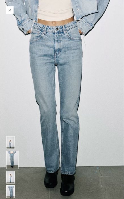 Прямі джинси zara