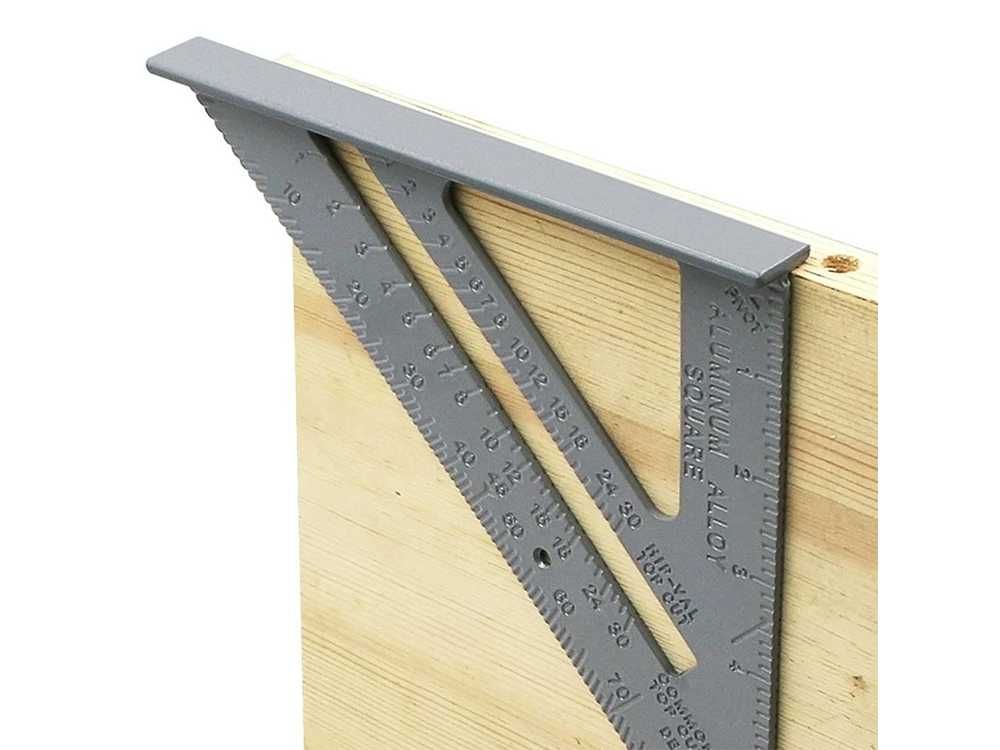 Kątownik STOLARSKI CIESIELSKI aluminiowy WINKIEL Warsztat STOPKA 180mm