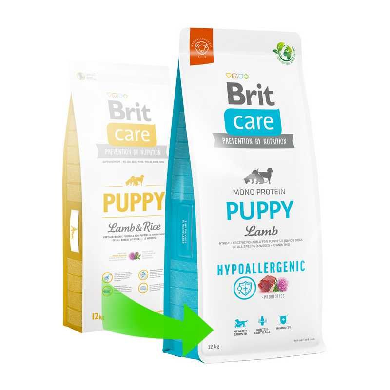 Корм для цуценят Brit Care Dog Hypoallergenic Puppy з ягням
