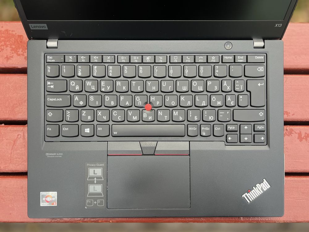 Ноутбук Lenovo ThinkPad X13/Ryzen 5PRO 4650U/16GB/256GB/13.3" FHD IPS