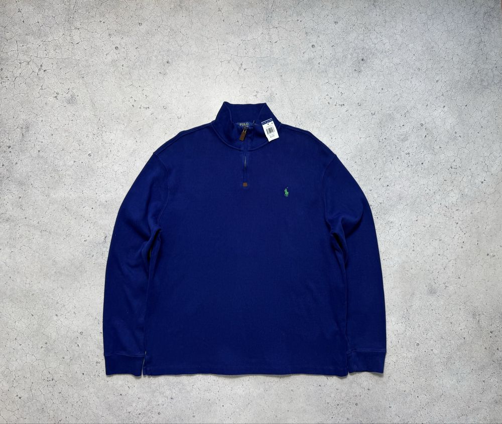 Новая Кофта Свитер 1/4 Зип Polo Ralph Lauren Оригинал XL