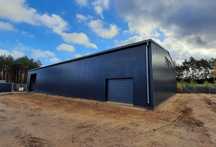 12x20x4m, Hala Stalowa Magazyn, Płyta Warstwowa PIR +Transport HALSTAR
