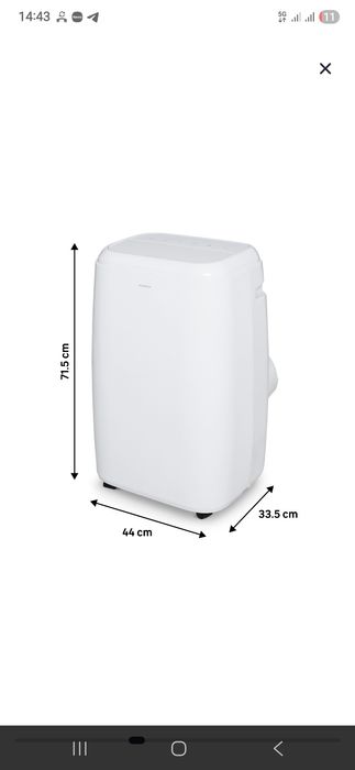 Ar condicionado portátil Equation quente e frio 27m²
