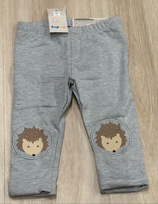 Spodnie niemowlęce jeż rozmiar 74/80 lupilu