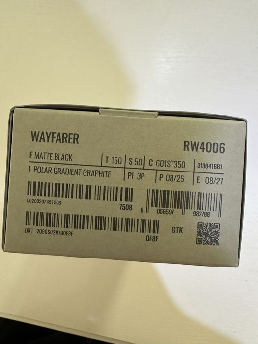 ray-ban wayfarer Matte Black New!