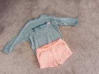 Zestaw spodenki bluzka H&m stan idealny 74