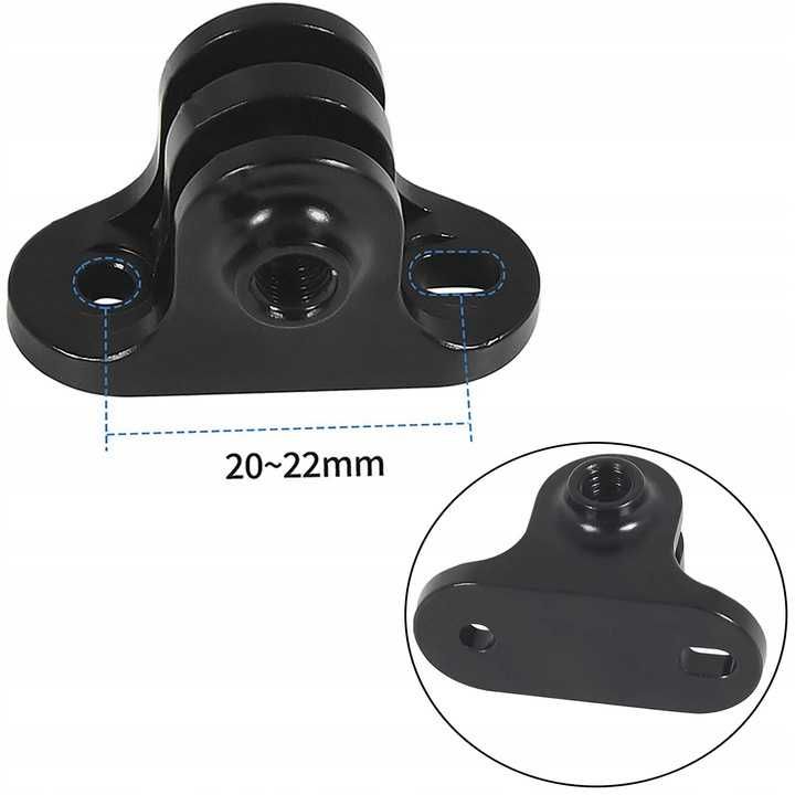 Aluminiowy adapter do uchwytu GARMIN uchwyt kamery GoPro SJCAM lampki