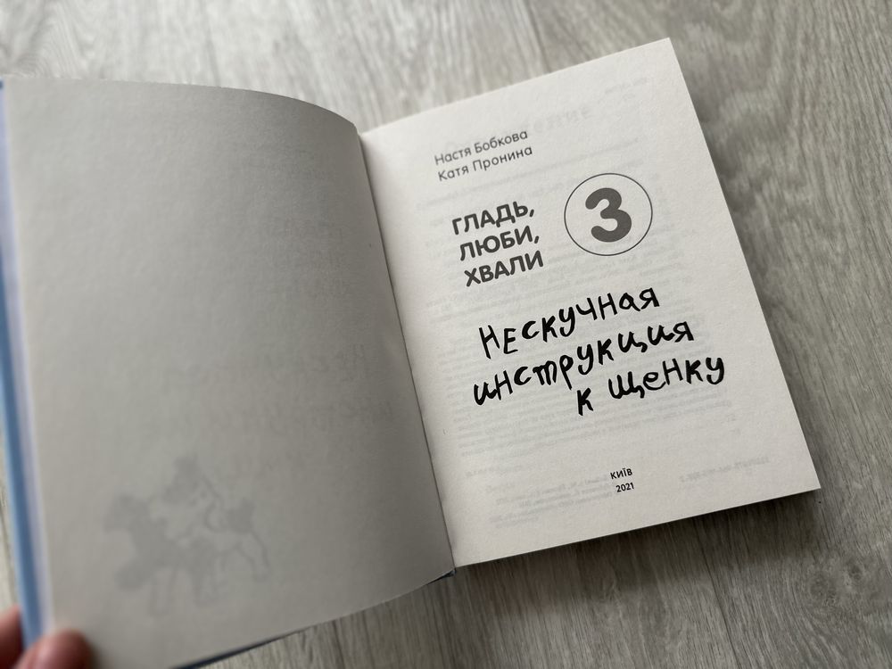 Настя Бобкова «Гладь, люби, хвали 3. Нескучная инструкция к щенку»